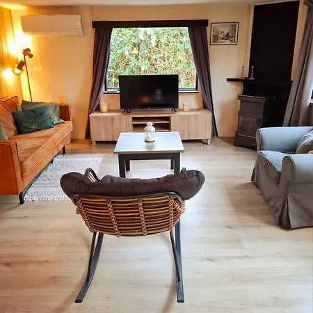 シャレー Modern Dog Friendly Veluwe With Fenced Garden & Air Conditioning - Forest And Sauna Nearby プッテン